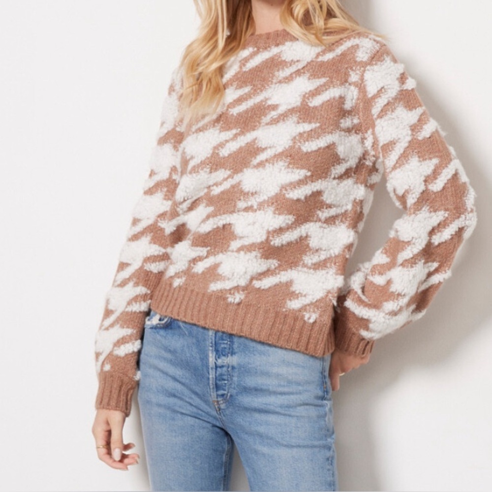 Line & Dot Houndstooth Sweater - NWT - Size M